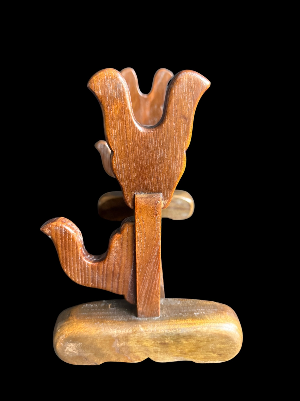 Handcrafted Japanese Double Sword Stand Unkai Fuji Style , view 10